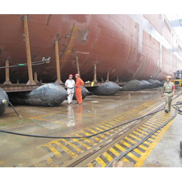 bolso de aire de goma del muelle marino del barco